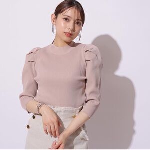 Mystrada pink 3/4 sleeve knit